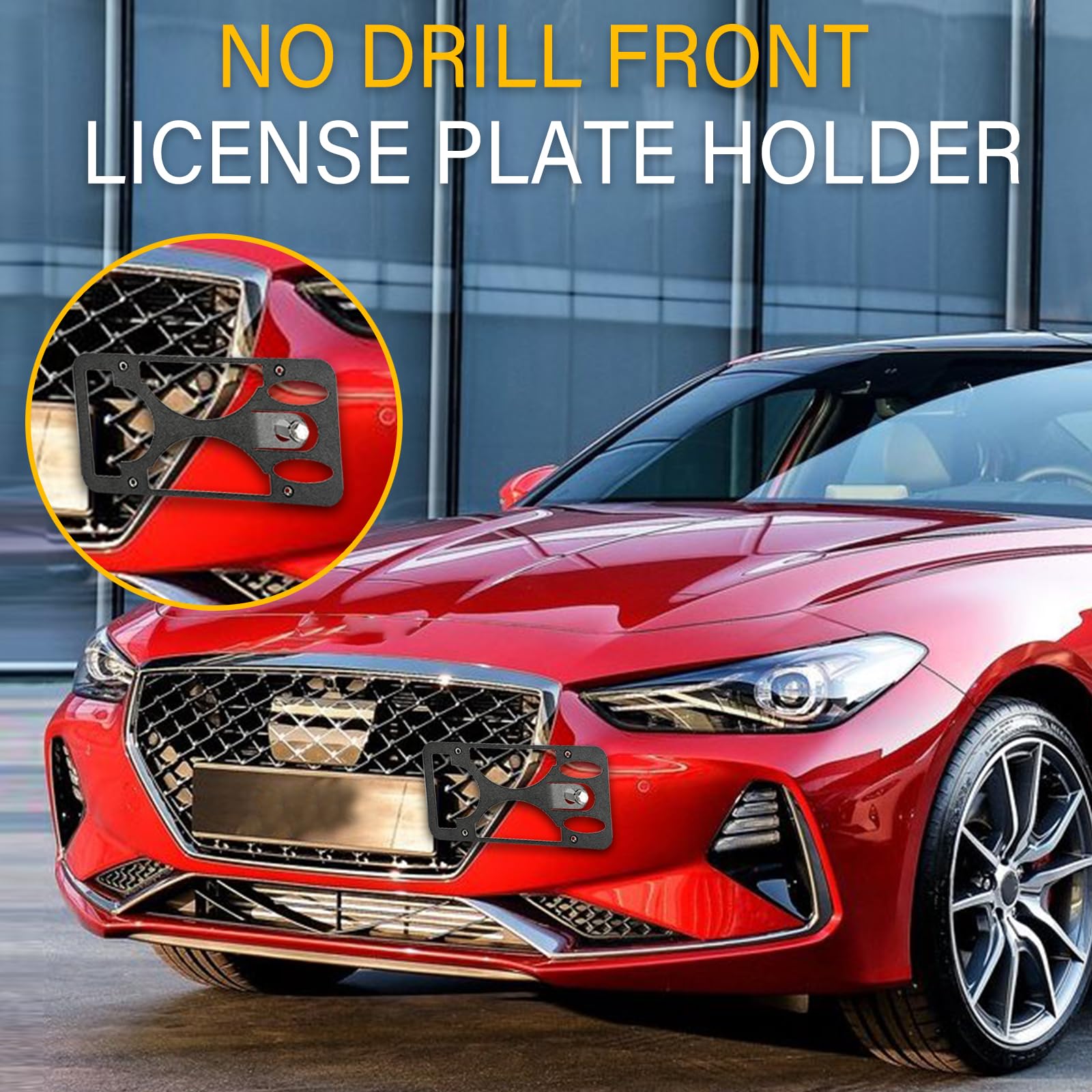 Amazon.com: No Drill License Plate Holder Compatible with Genesis